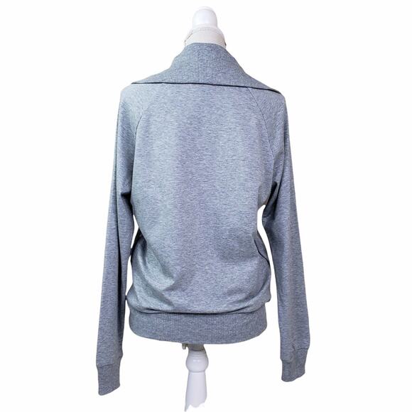 Cosabella Women's Marathon Co Pima Cotton Jacket Heather Gray Size Medium NEW - Picture 4 of 12